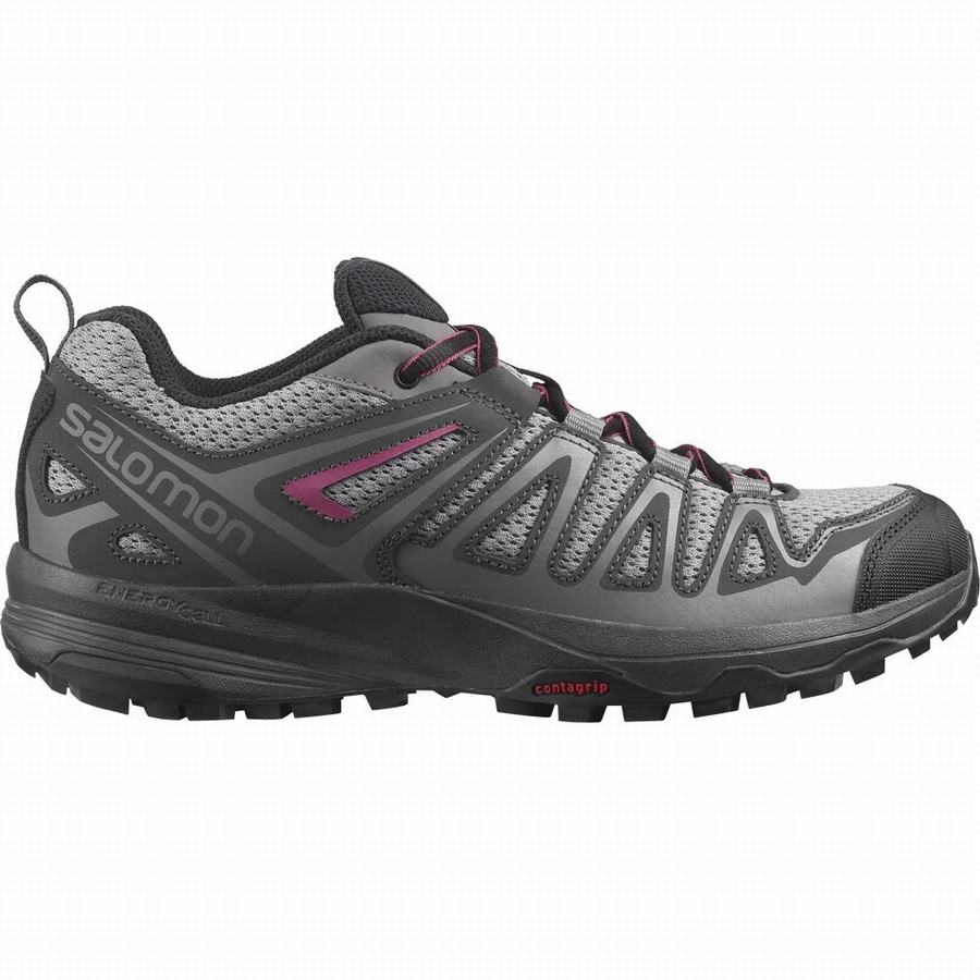 Salomon X Crest Női Túracipő Sötét Szürke (VFP663DC)